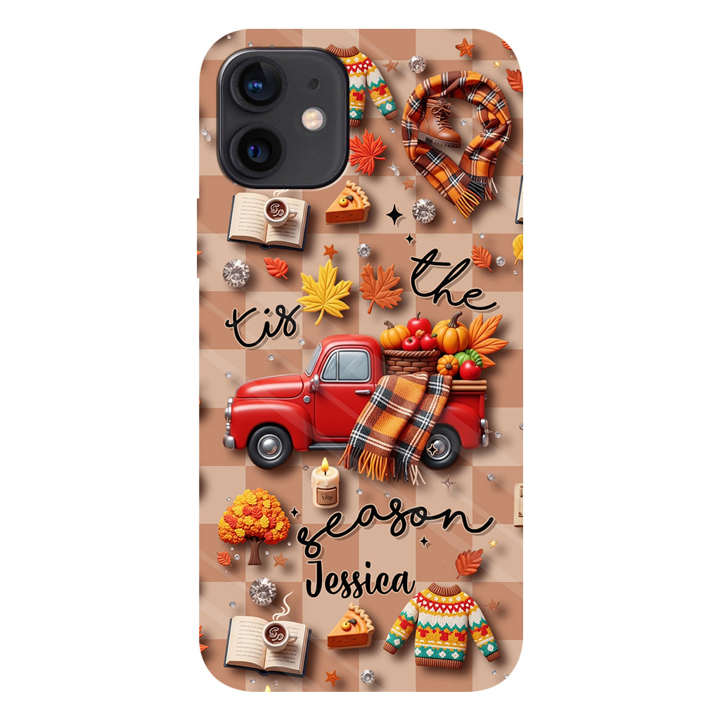 C'est la saison ! - Coque de téléphone personnalisée avec imprimé intégral automnal