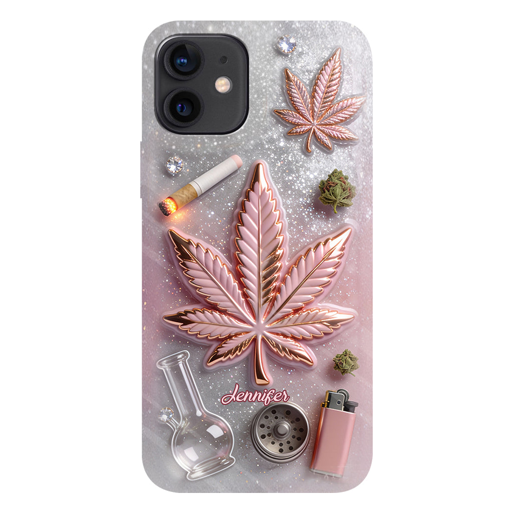 Coque de téléphone Magic Leaf - Motif cannabis personnalisé