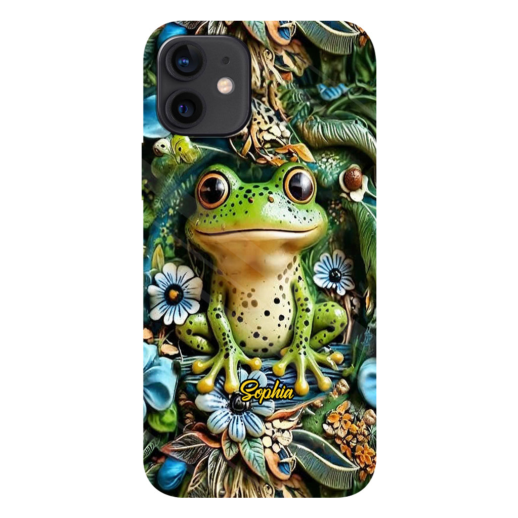 Coque de téléphone personnalisée « Grenouilles » - Motif grenouille intégral