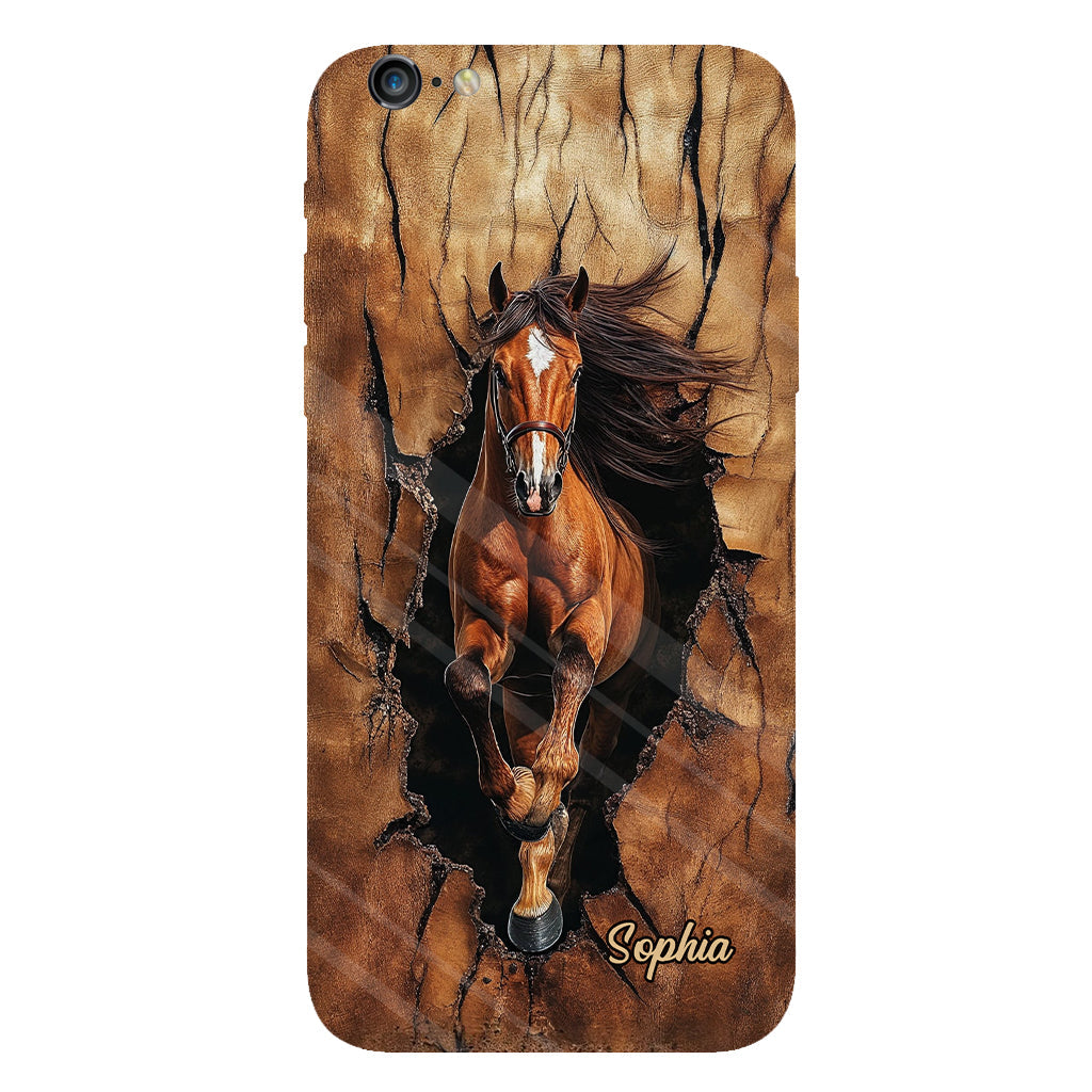Horse Lovers - Personalized Horse Full Print Phone Case