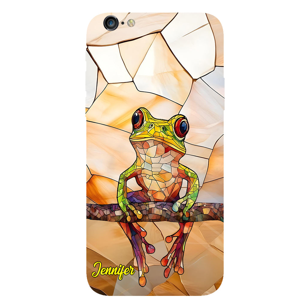 Coque de téléphone personnalisée avec motif grenouille - Cadeau idéal pour les amoureux des grenouilles