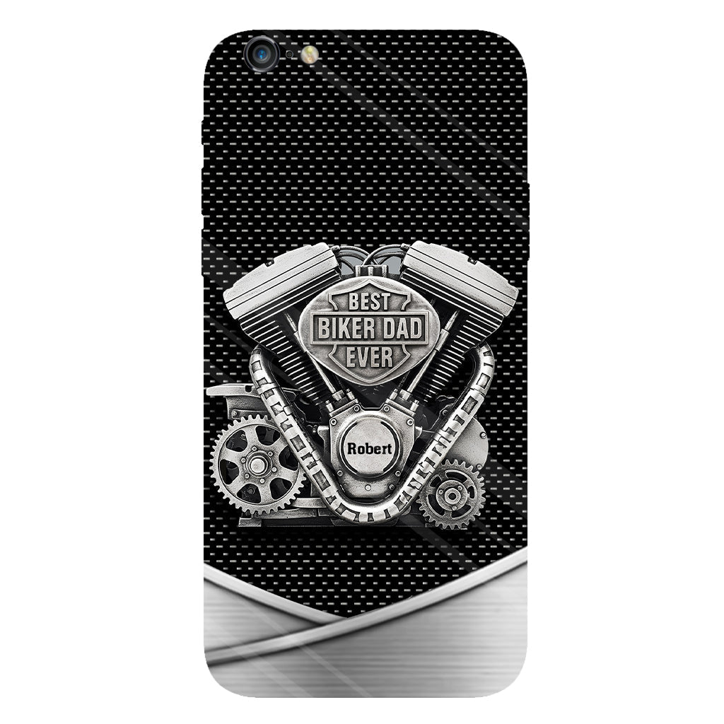 Best Dad Ever - Personalized Biker Full Print Phone Case