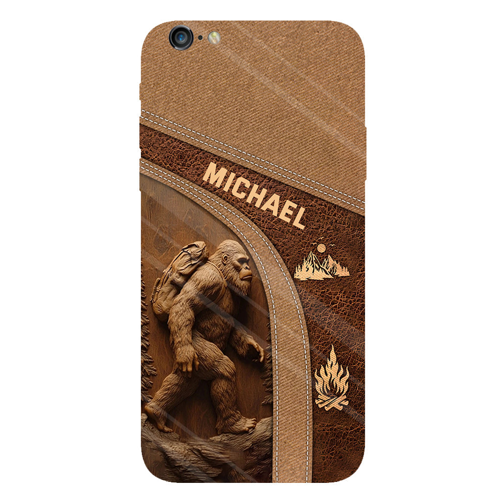 Sasquatch - Coque de téléphone personnalisée avec impression intégrale pour la randonnée