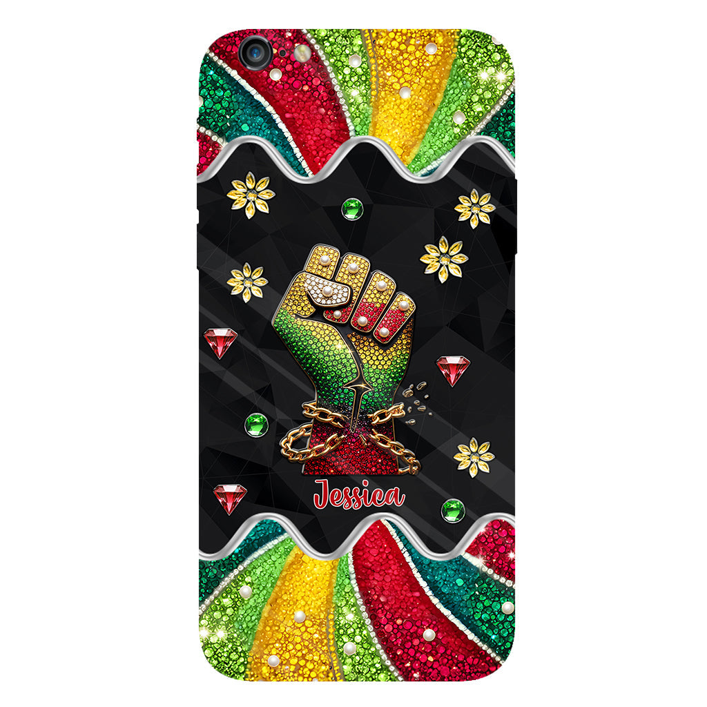 Ils ne nous aiment pas - Coque de téléphone et support de téléphone personnalisés Juneteenth avec impression intégrale