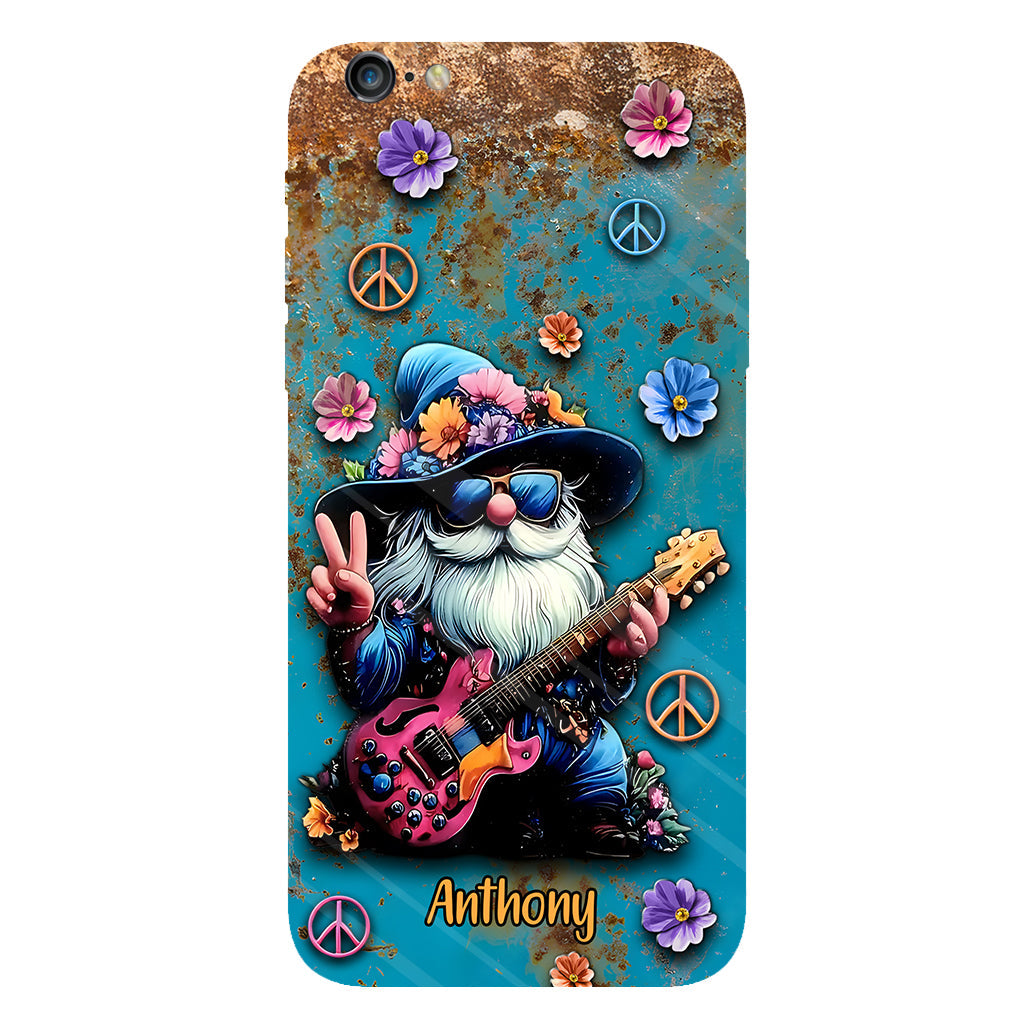Coque de téléphone personnalisée Hippie Gnome - Motif hippie intégral