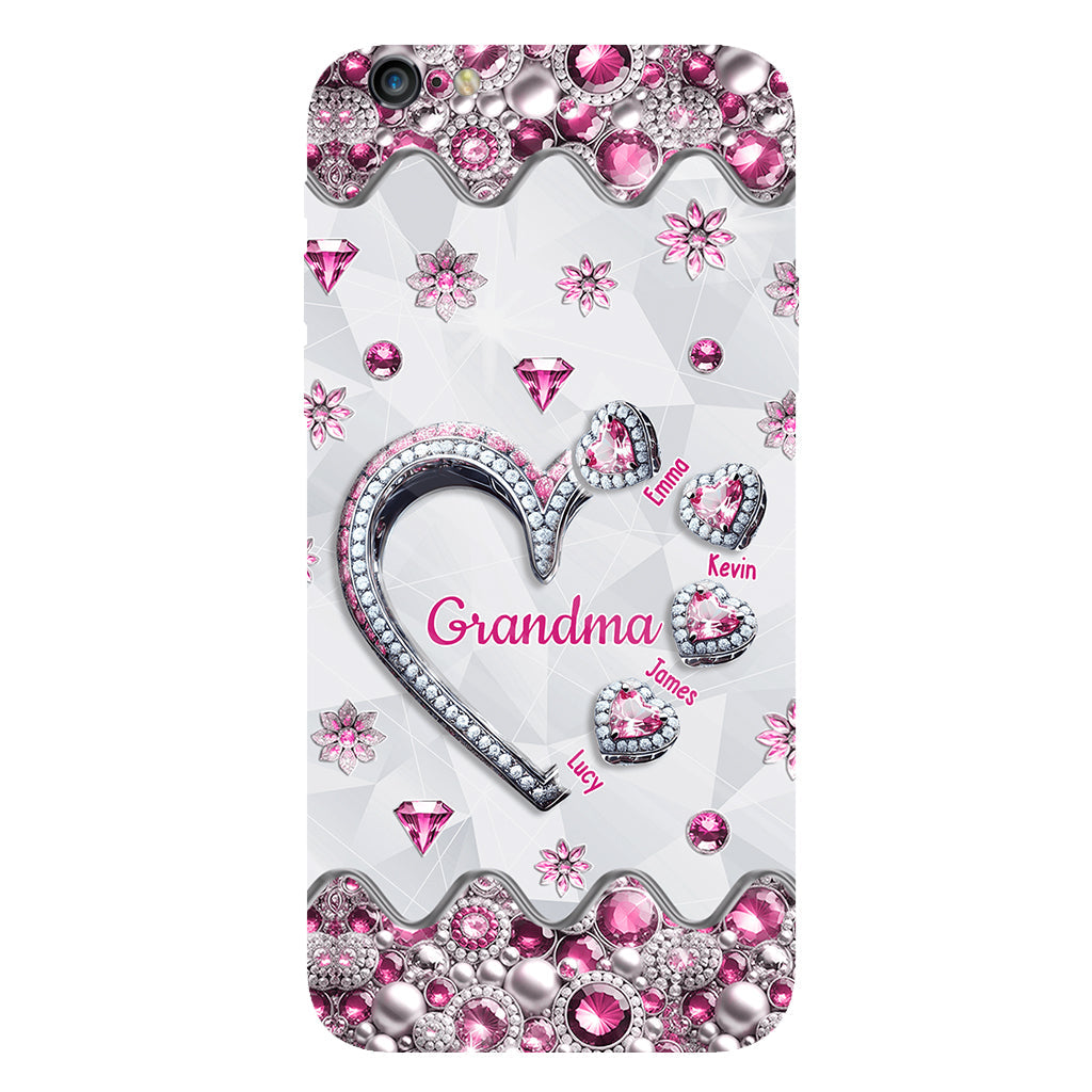 Cadeau pour grand-mère, maman… - Coque de téléphone personnalisée avec impression intégrale « Grand-mère »