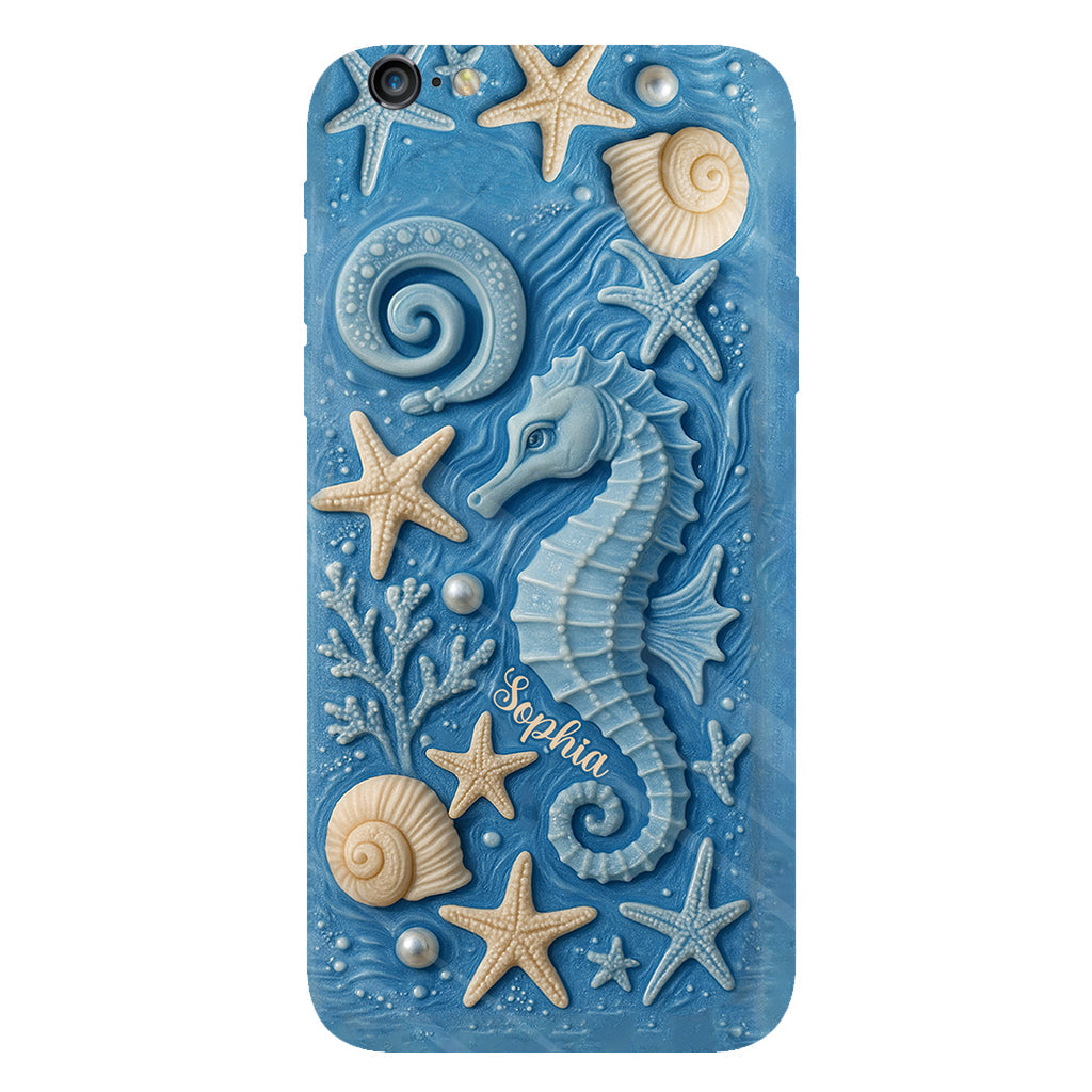 Juste une fille qui aime l'océan - Coque de téléphone personnalisée pour amoureux de la mer avec impression intégrale
