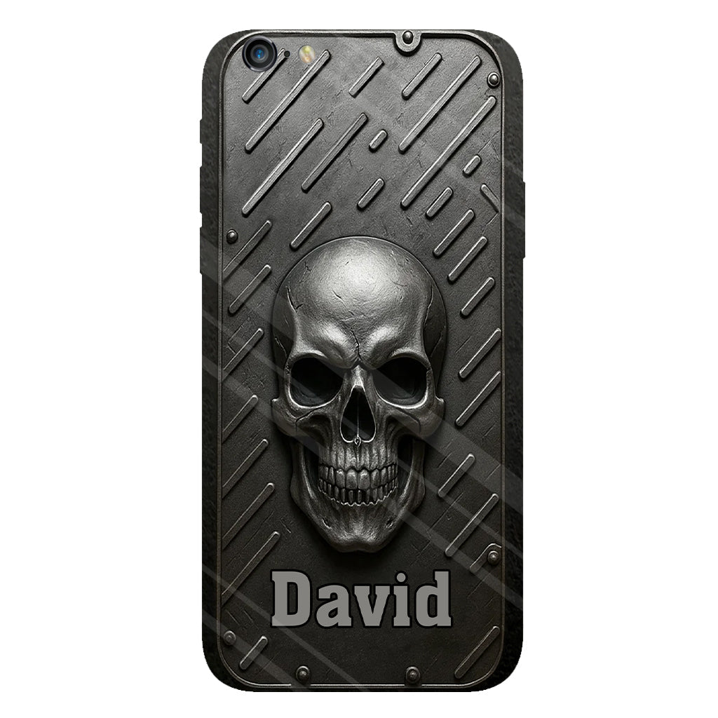 Hello Darkness - Personalized Skull Full Print Phone Case