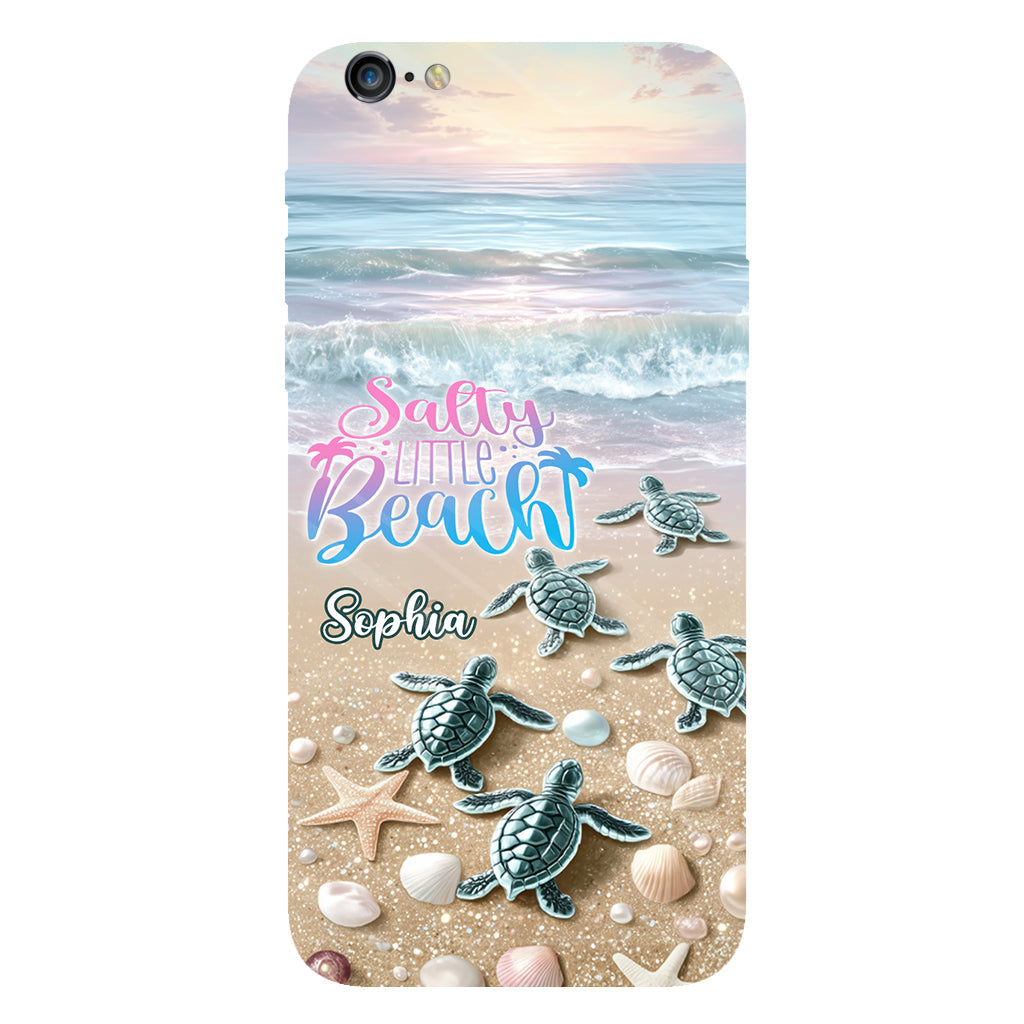 Salty Lil Beach - Coque de téléphone personnalisée pour amoureux de la mer avec impression intégrale