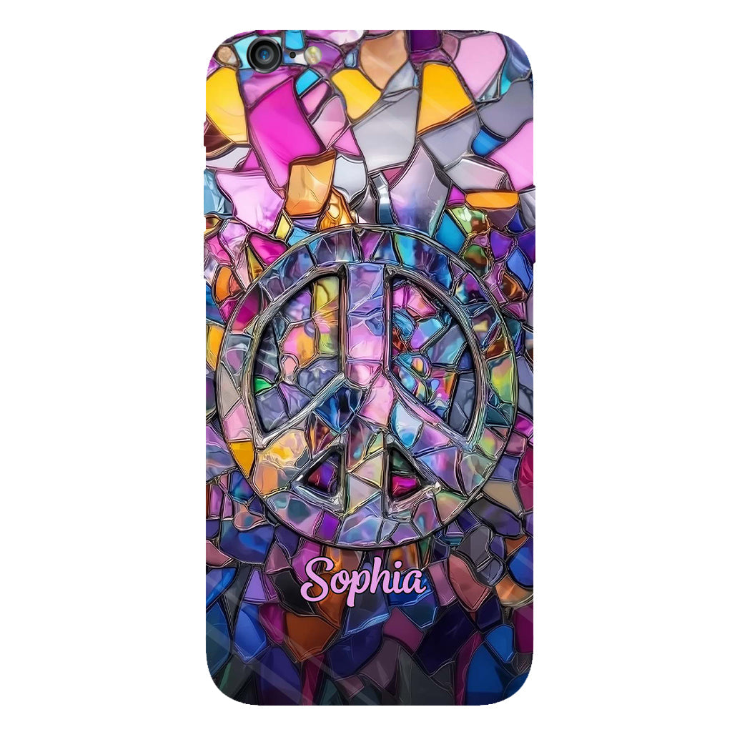 Coque de téléphone personnalisée Hippie Soul - Motif hippie intégral