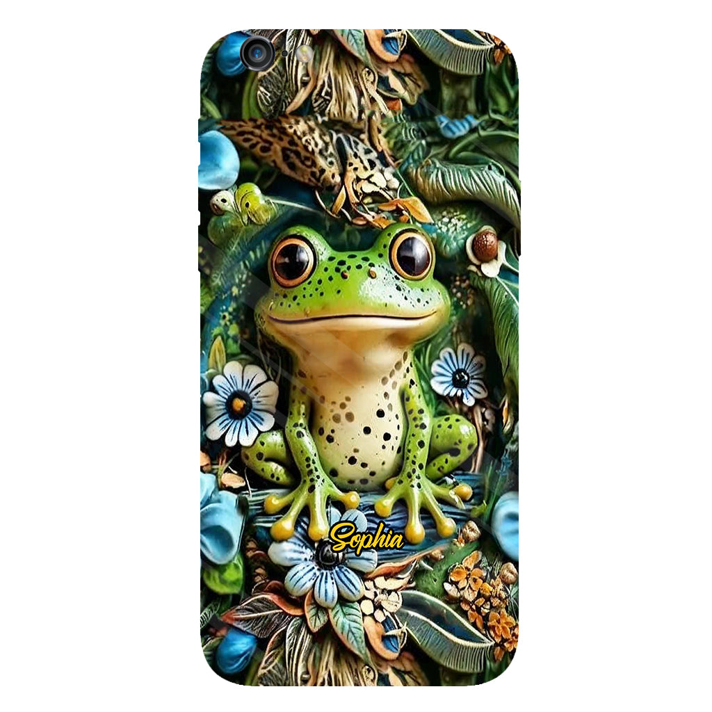 Coque de téléphone personnalisée « Grenouilles » - Motif grenouille intégral