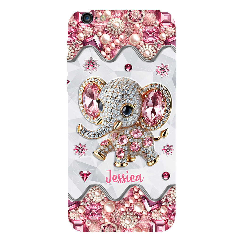 Just A Girl Who Loves Elephants - Personalized Elephant Full Print Phone Case