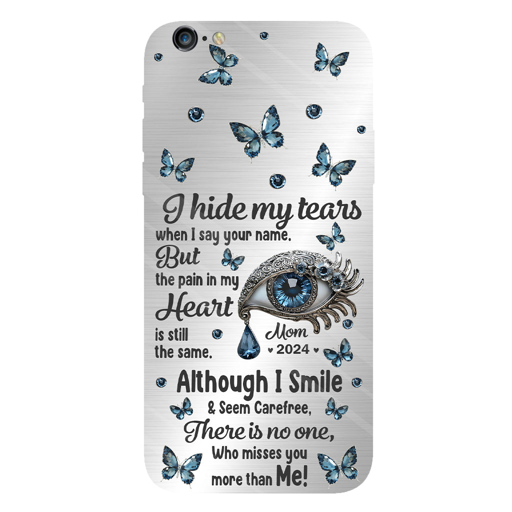 Mes larmes - Coque de téléphone personnalisée en hommage à mes larmes