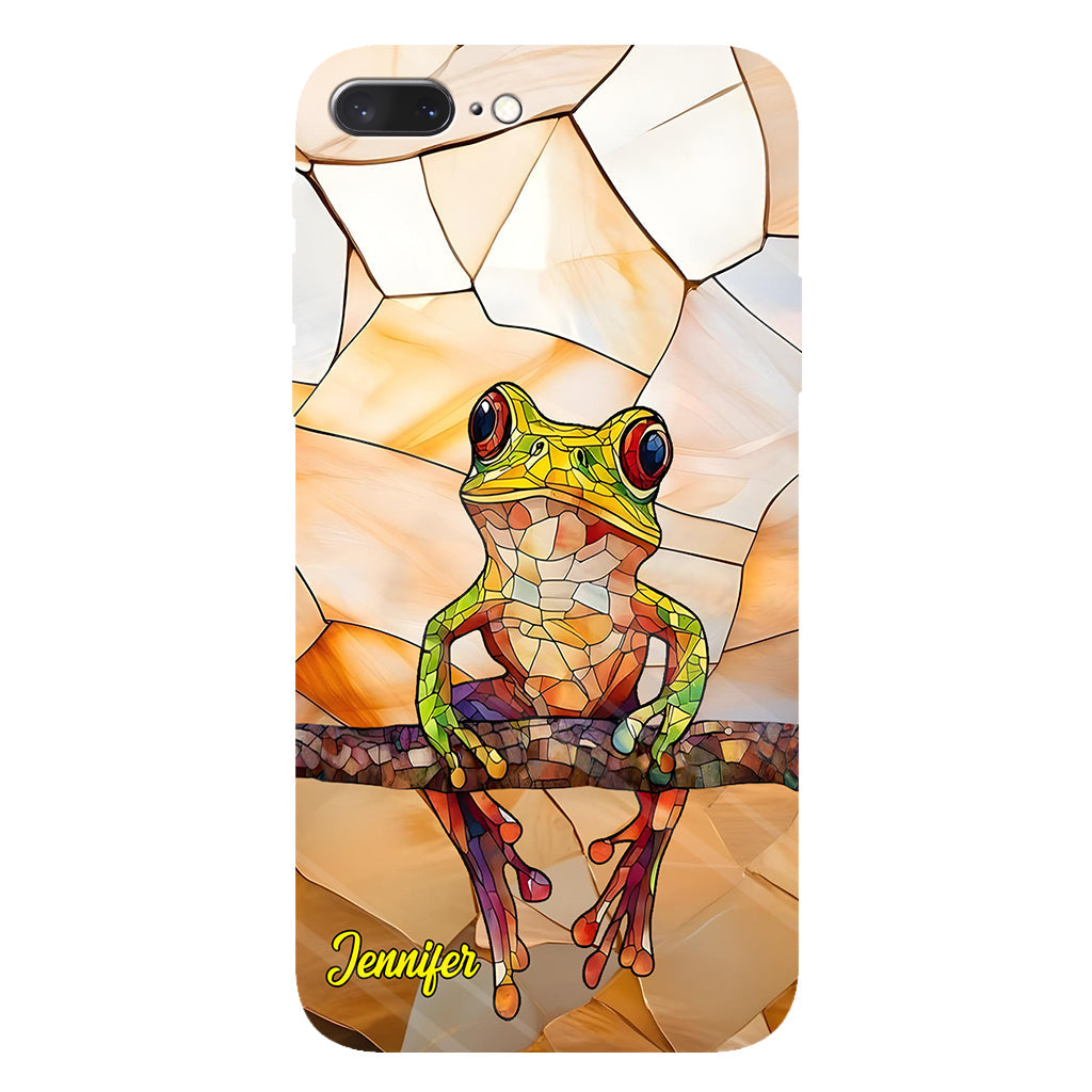 Coque de téléphone personnalisée avec motif grenouille - Cadeau idéal pour les amoureux des grenouilles