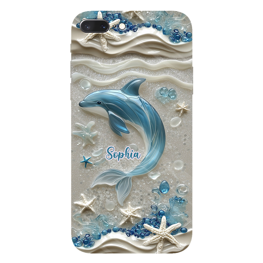 Love Dophins - Personalized Dolphin Full Print Phone Case
