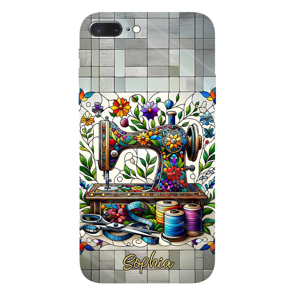 Coque de téléphone personnalisée « Couture » ​​avec imprimé intégral