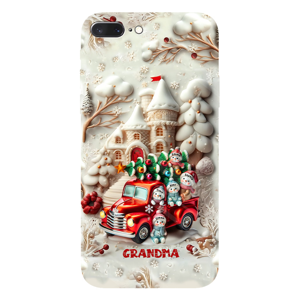 Nana's Little Cuties - Personalized Grandma Full Print Phone Case