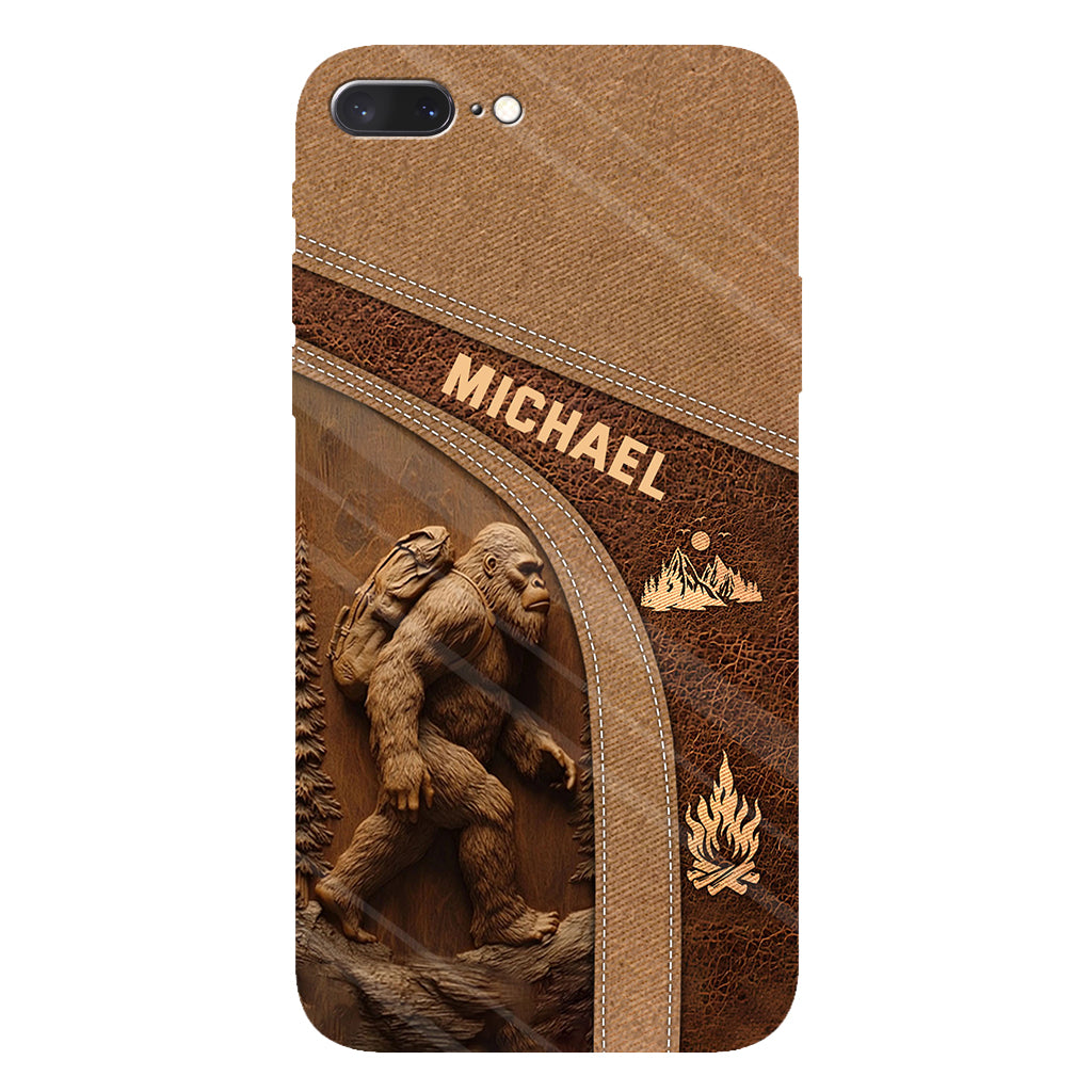 Sasquatch - Coque de téléphone personnalisée avec impression intégrale pour la randonnée