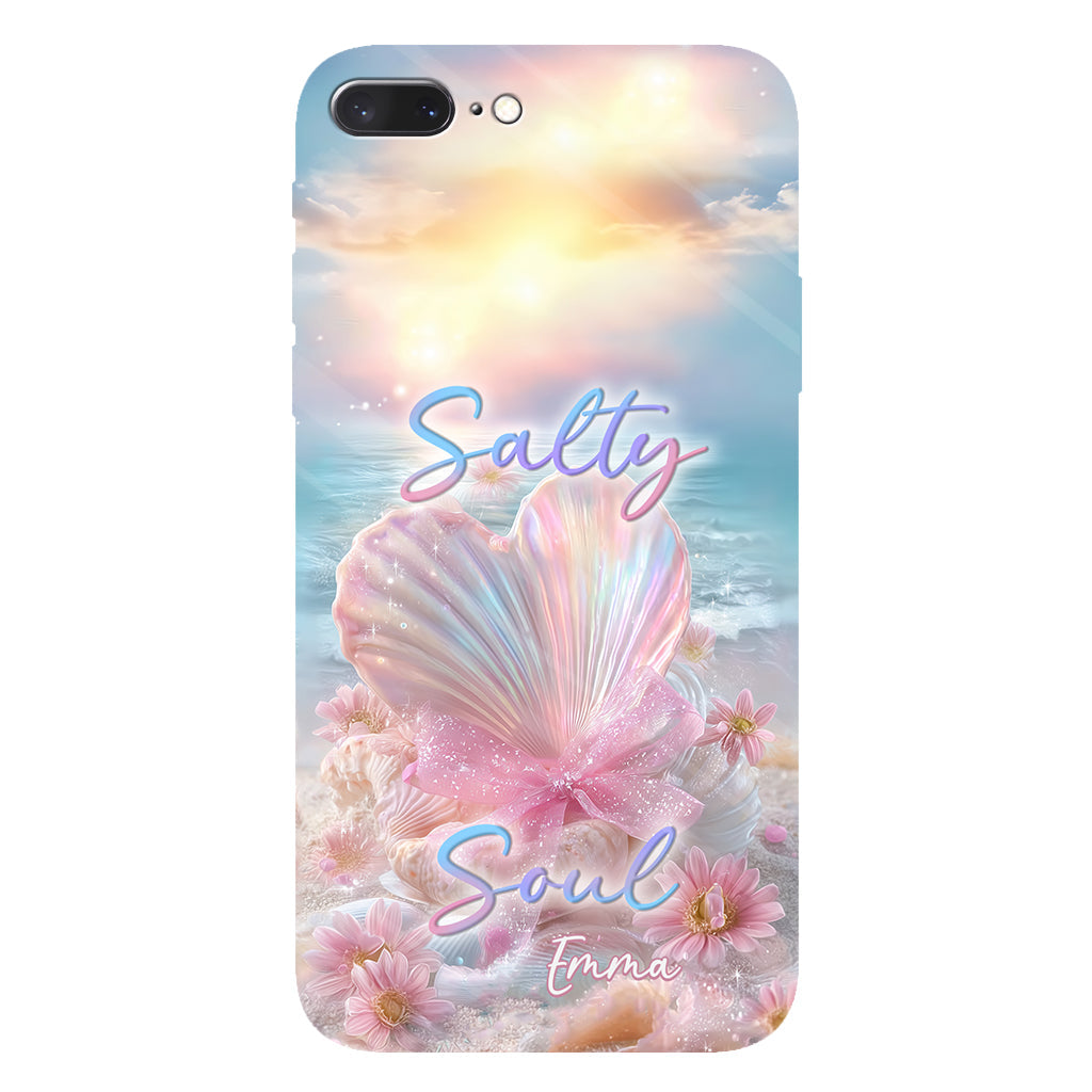 Salty Soul - Coque de téléphone personnalisée pour amoureux de la mer avec impression intégrale
