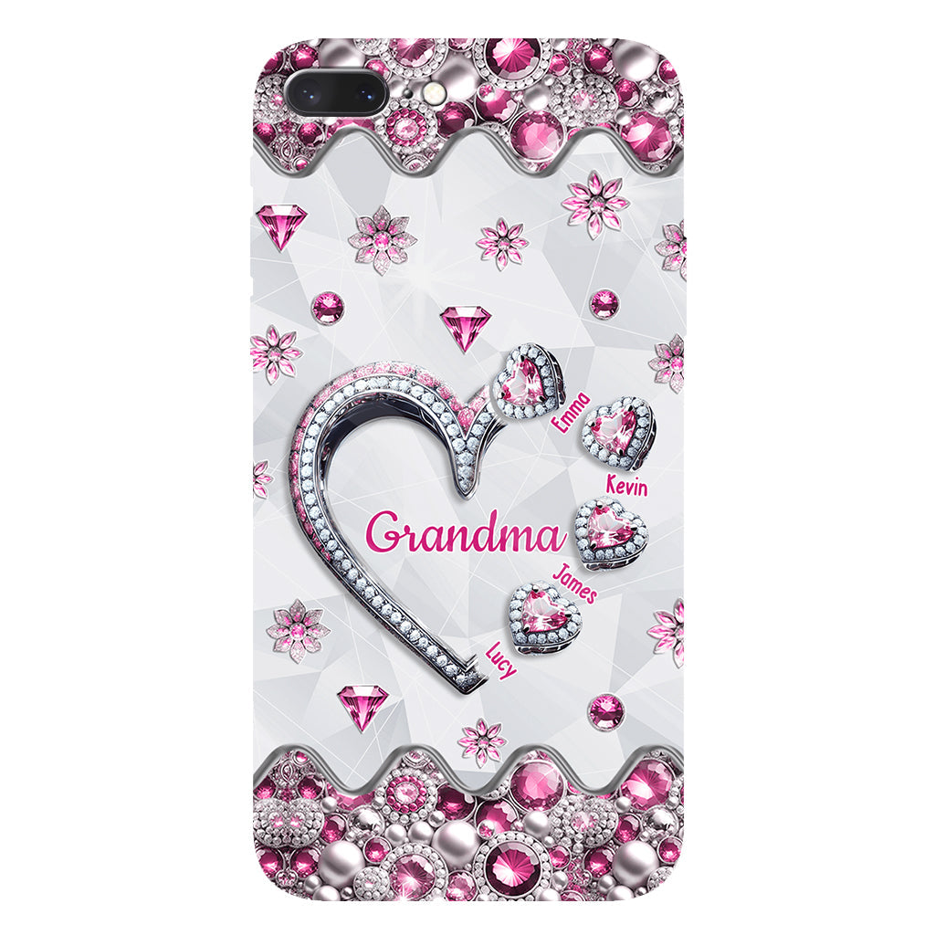 Cadeau pour grand-mère, maman… - Coque de téléphone personnalisée avec impression intégrale « Grand-mère »