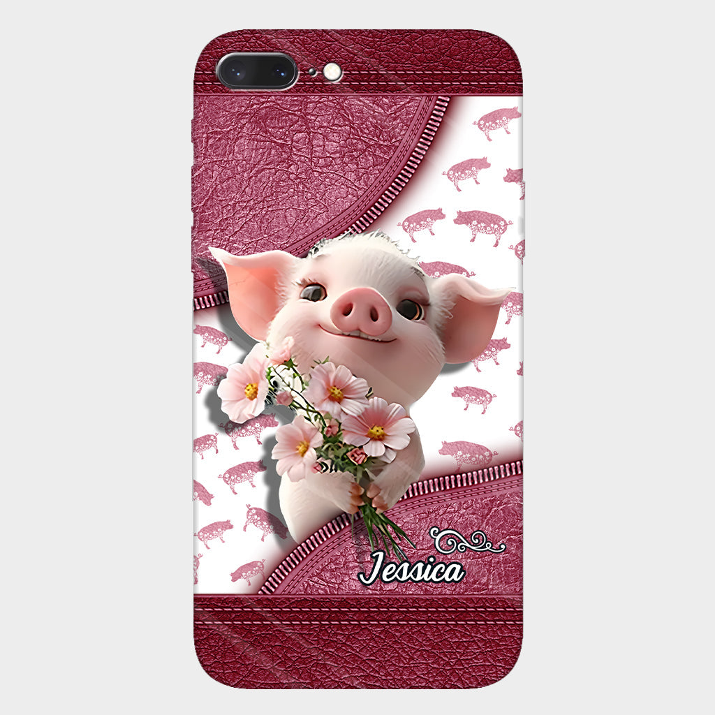 Love Pig - Personalized Pig Lover Full Print Phone Case