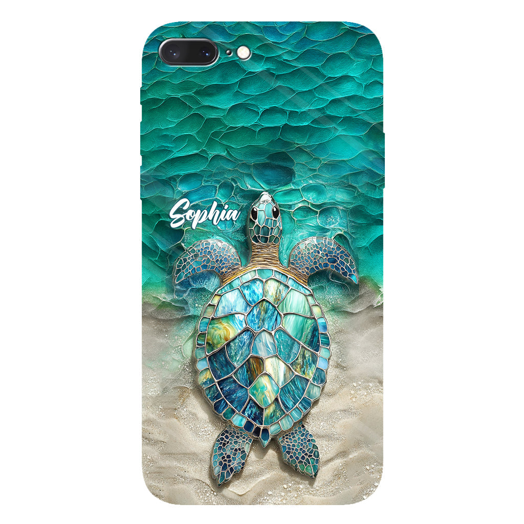 Sea Turtle Lovers - Personalized Turtle Full Print Phone Case