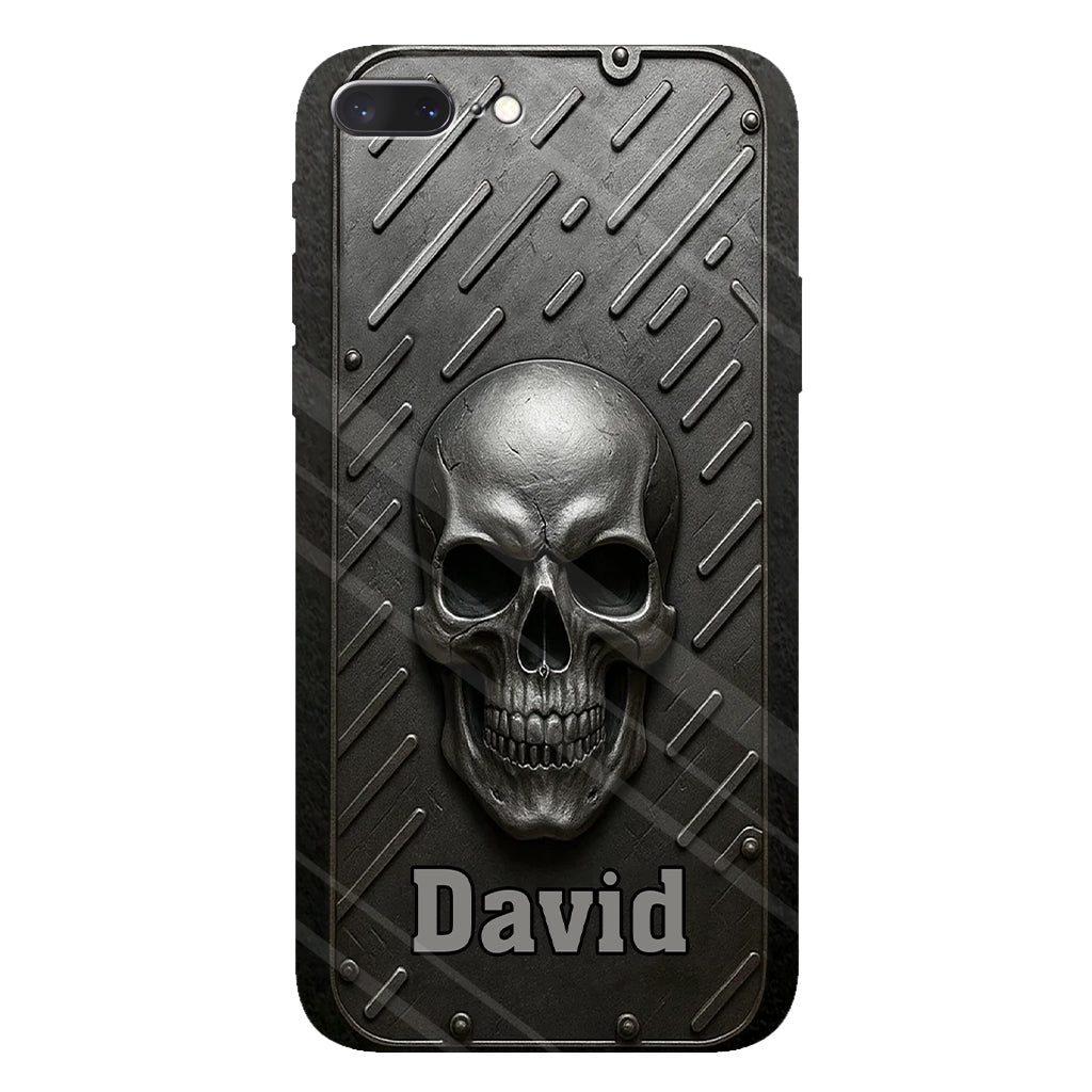 Hello Darkness - Personalized Skull Full Print Phone Case