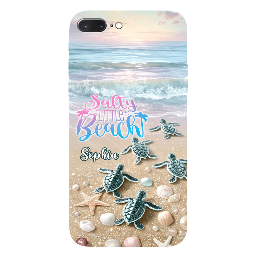 Salty Lil Beach - Coque de téléphone personnalisée pour amoureux de la mer avec impression intégrale