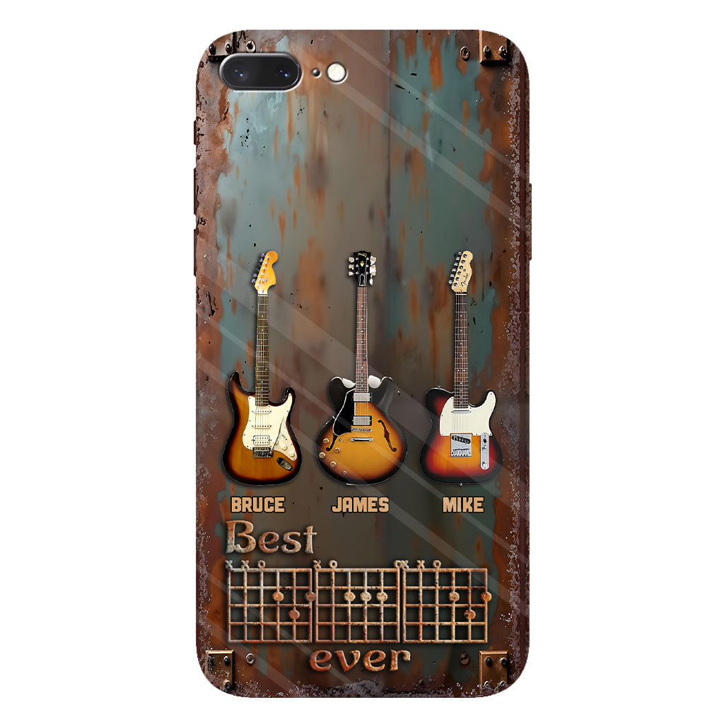 Best Guitar Dad Ever - Personalized Guitar Full Print Phone Case