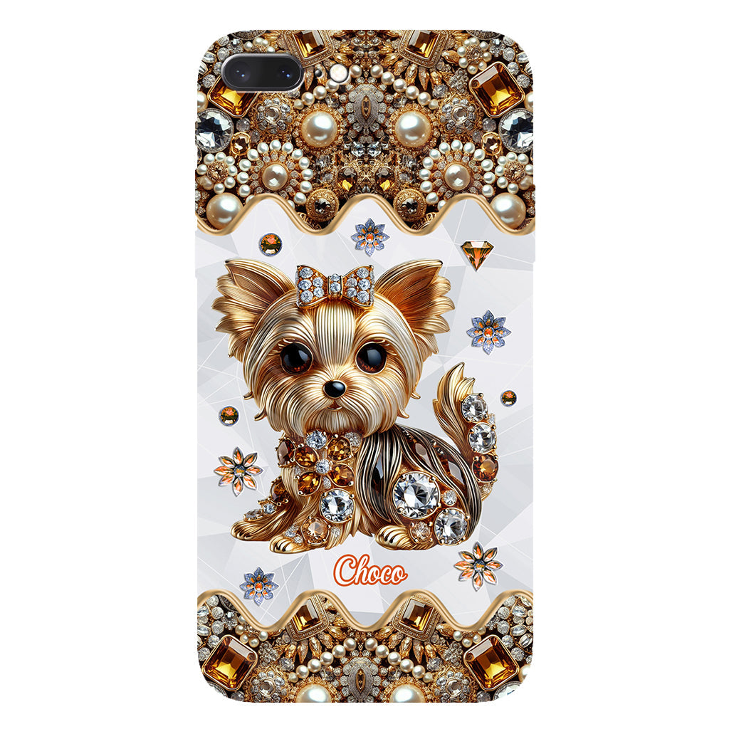 Love Yorkshire Terrier - Personalized Dog Full Print Phone Case