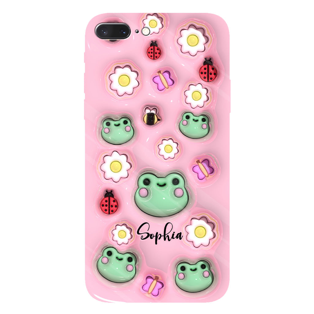 Coque de téléphone personnalisée « Grenouilles » - Motif grenouille intégral