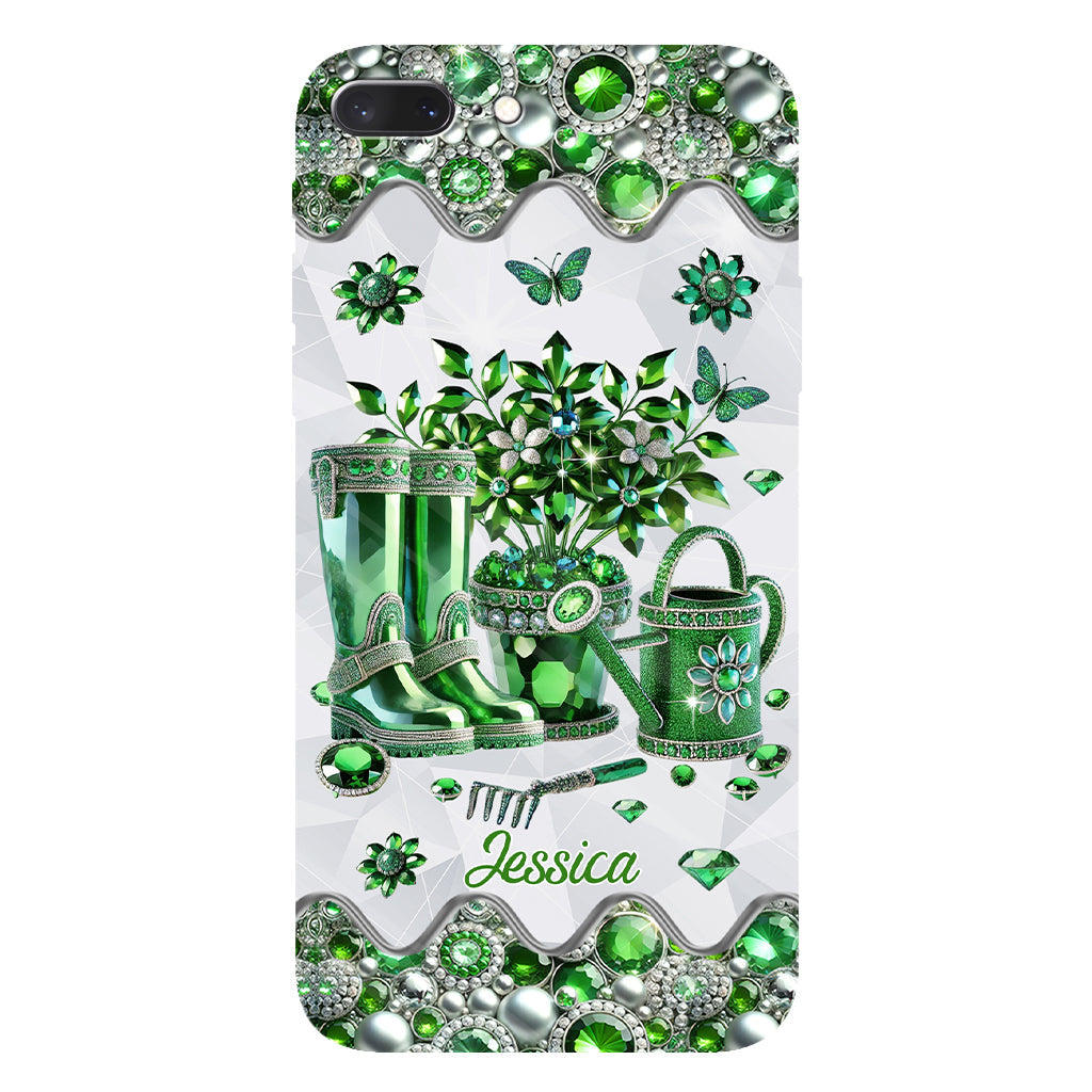 Just A Girl Who Loves Gardening - Personalized Gardening Full Print Phone Case