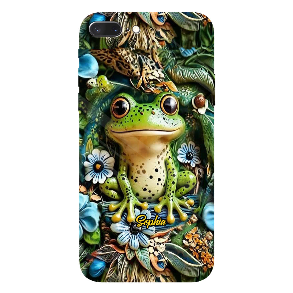 Coque de téléphone personnalisée « Grenouilles » - Motif grenouille intégral