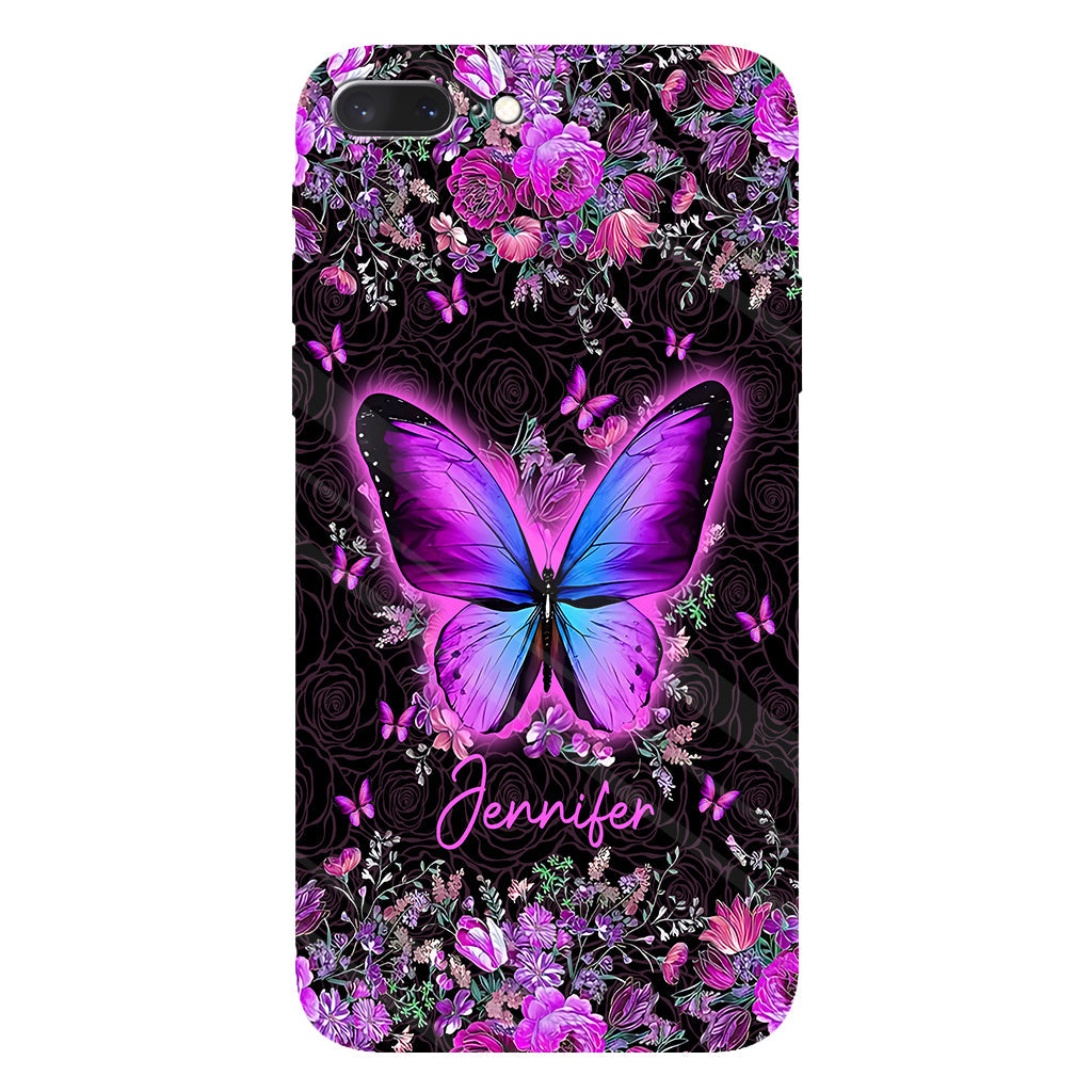 Love Butterflies - Personalized Butterfly Full Print Phone Case