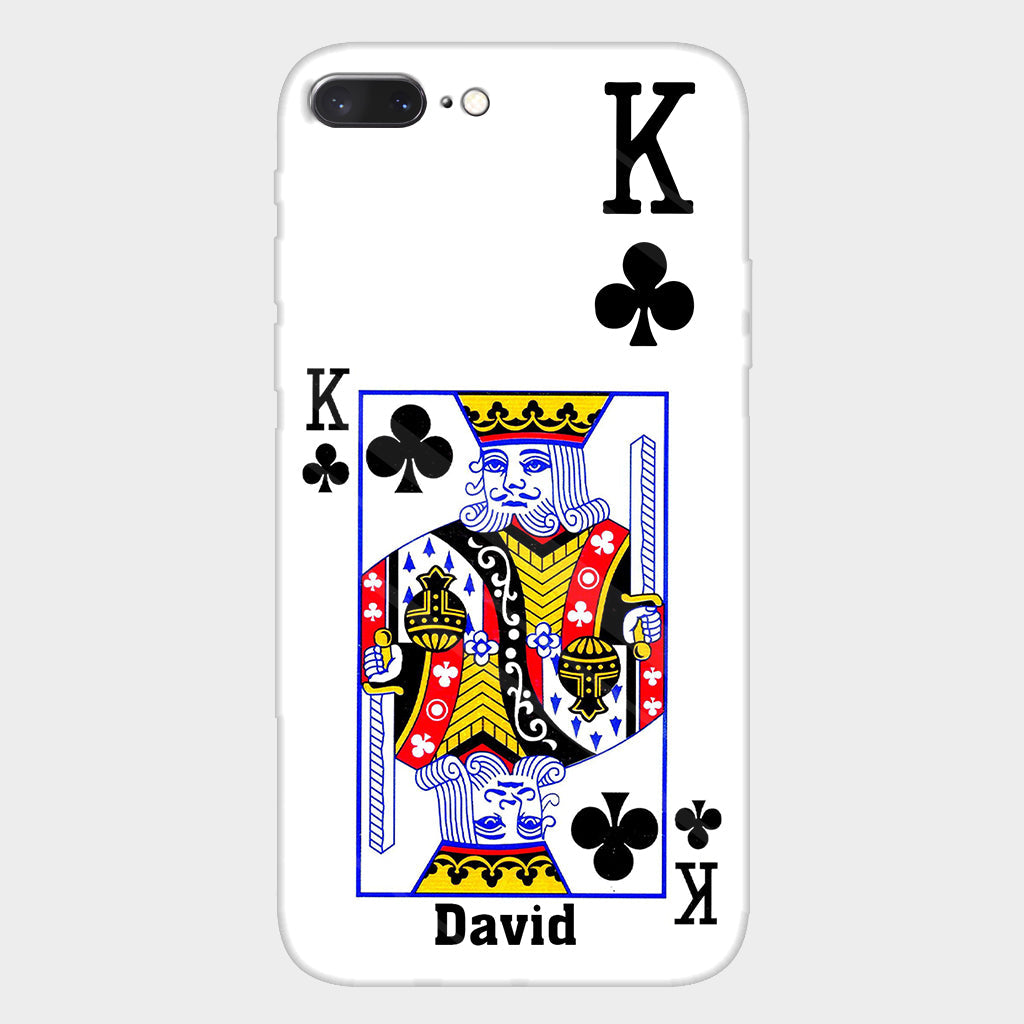 King And Queen - Personalized Couple Full Print Phone Case