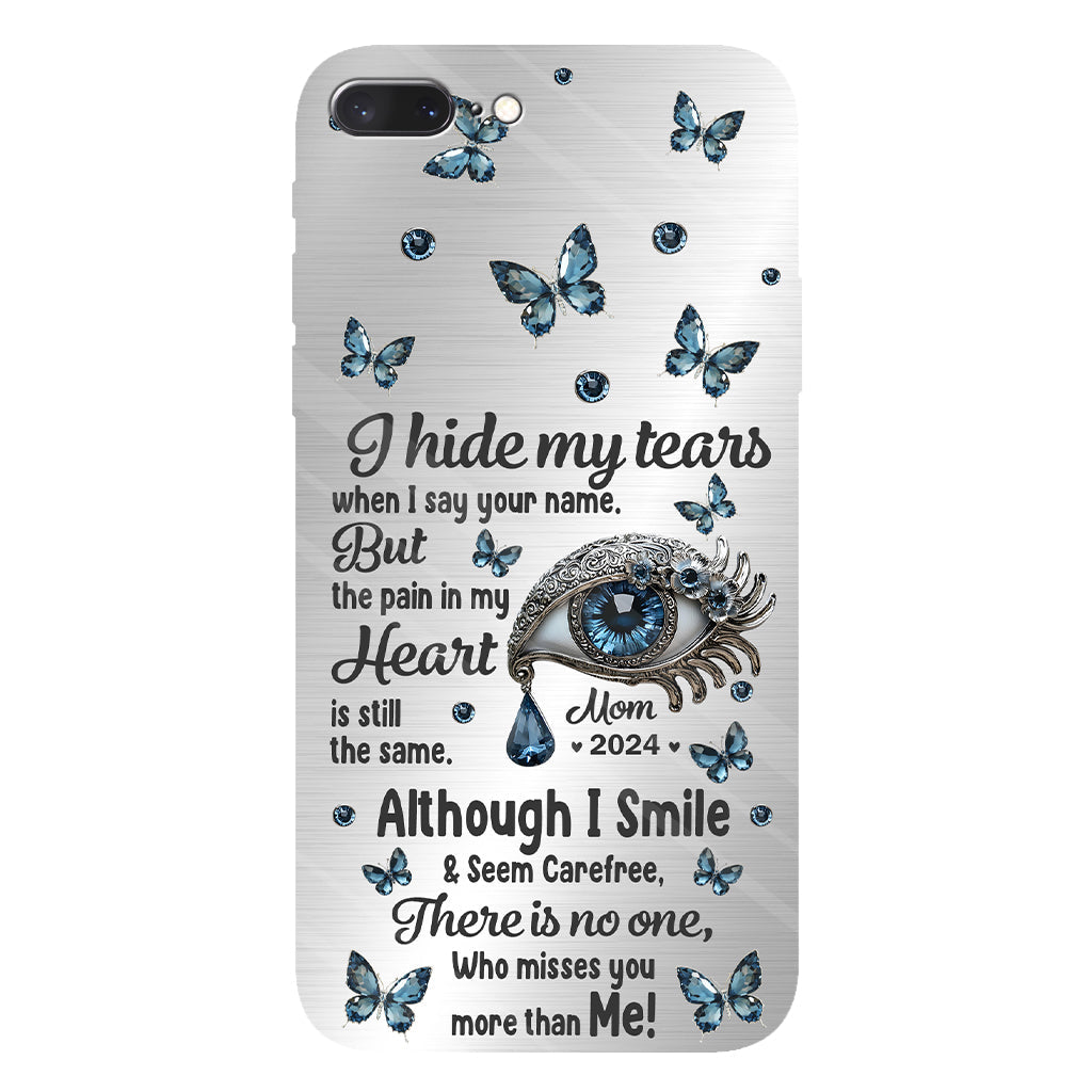 Mes larmes - Coque de téléphone personnalisée en hommage à mes larmes