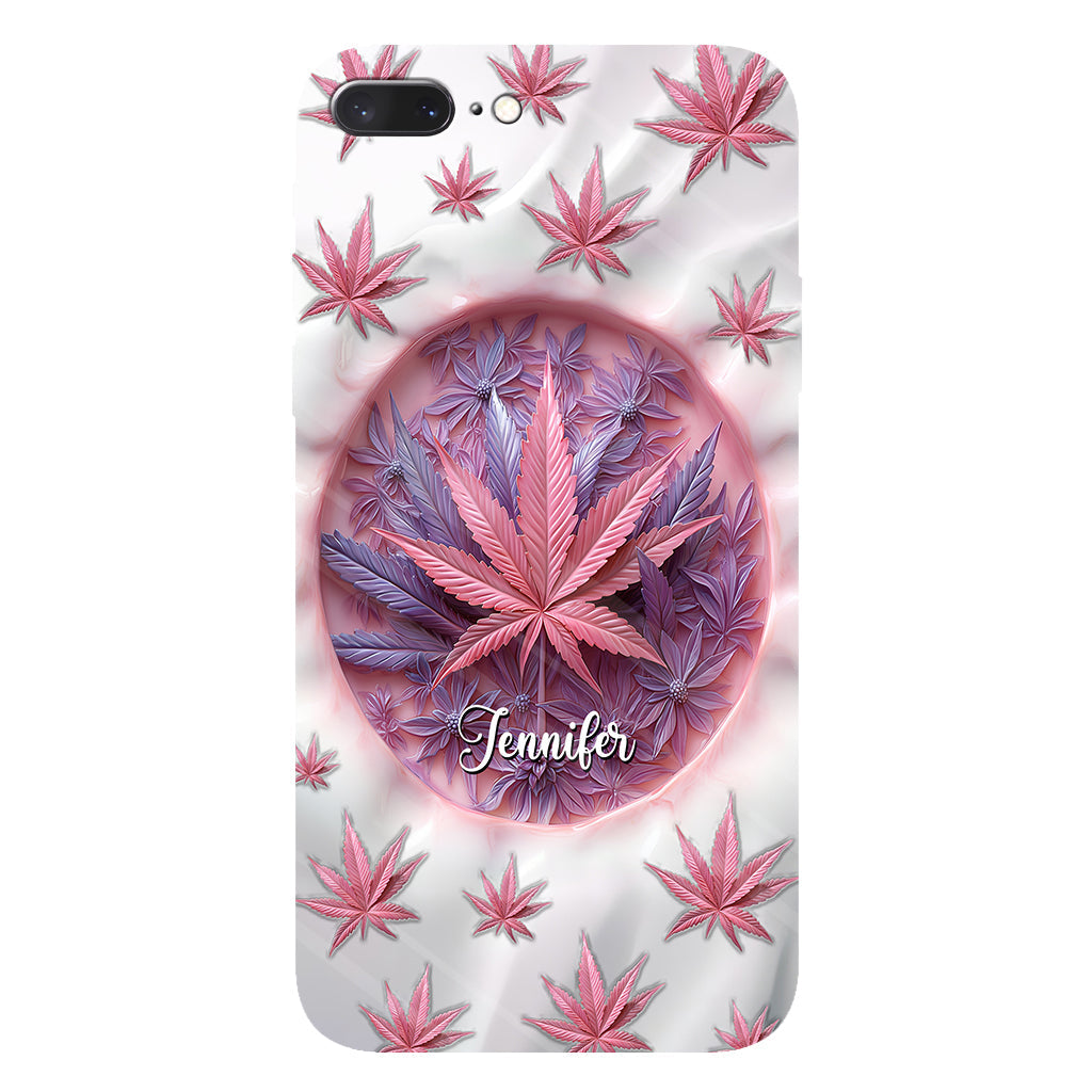 High Life - Personalized Weed Full Print Phone Case
