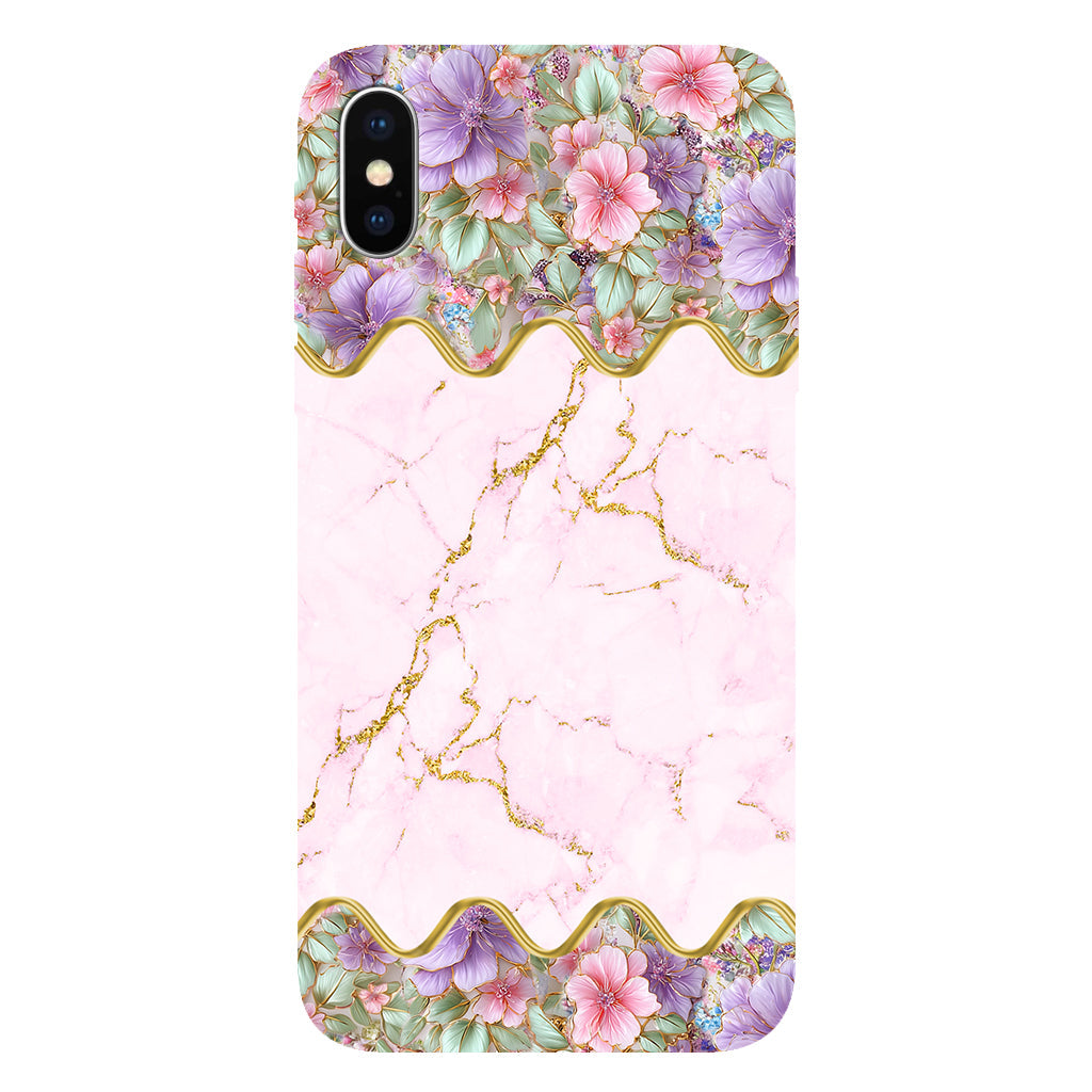 Coque de téléphone et support pour téléphone personnalisés avec imprimé papillon Love Butterfly -