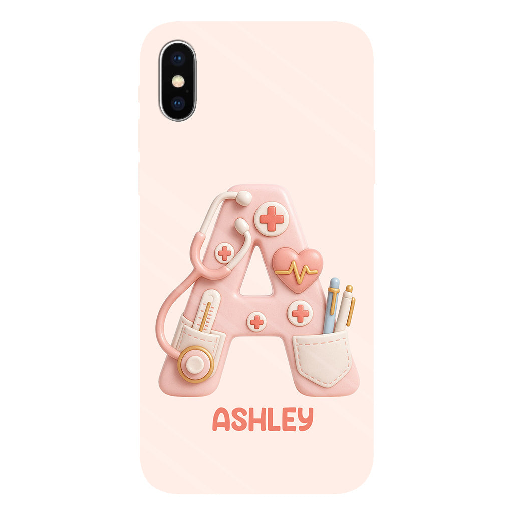 Nurse Alphabet Custom - Personalized Nurse Full Print Phone Case