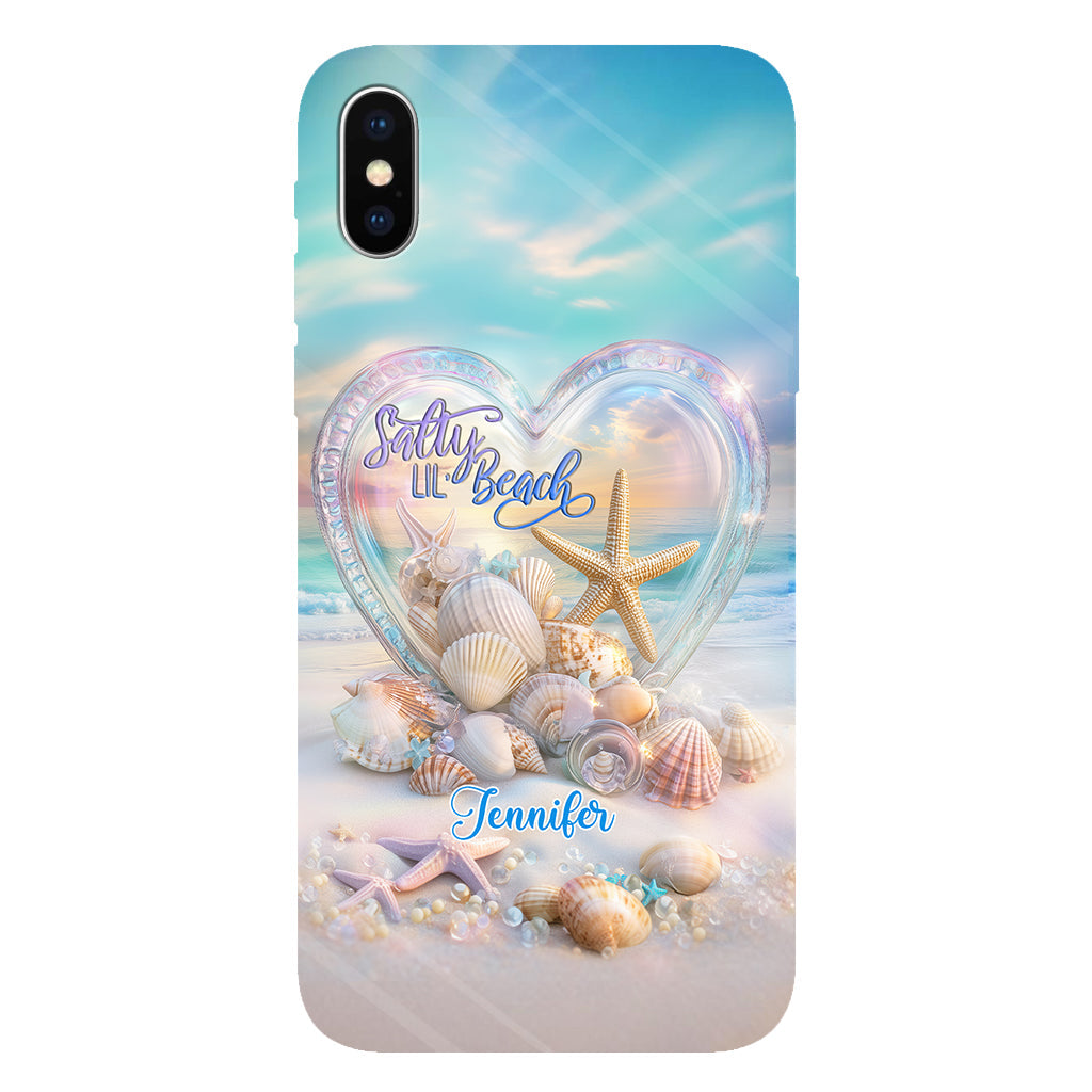 Salty Lil Beach - Coque de téléphone personnalisée pour amoureux de la mer avec impression intégrale