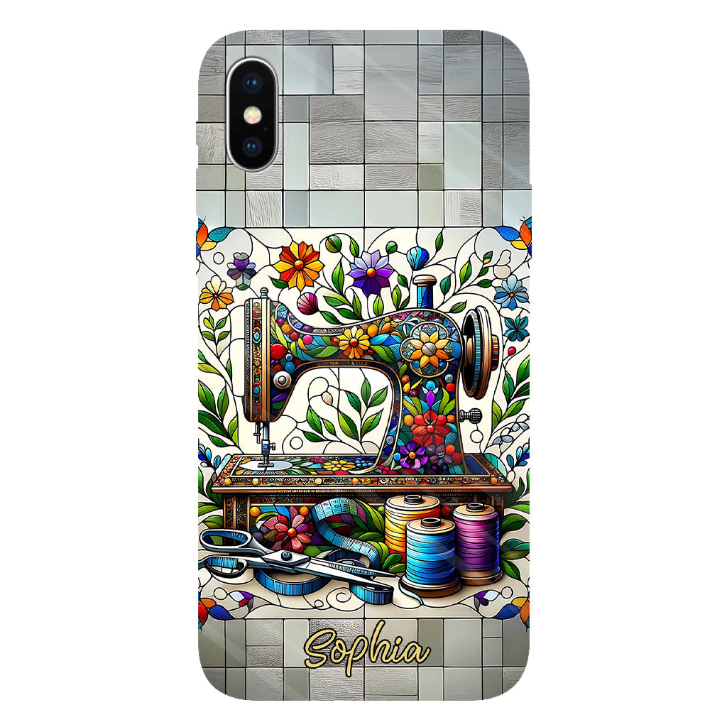 Coque de téléphone personnalisée « Couture » ​​avec imprimé intégral