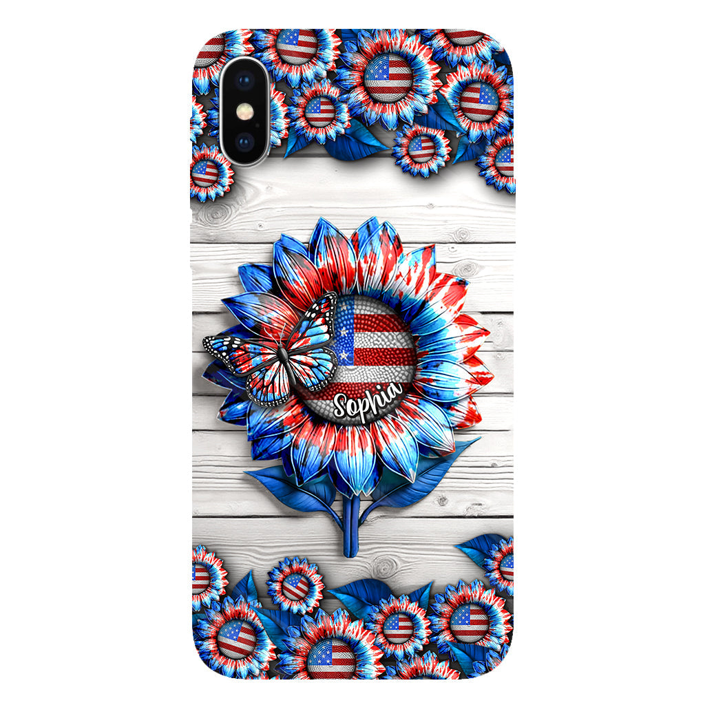 Love America - Personalized Independence Day/ 4th of July Full Print Phone Case