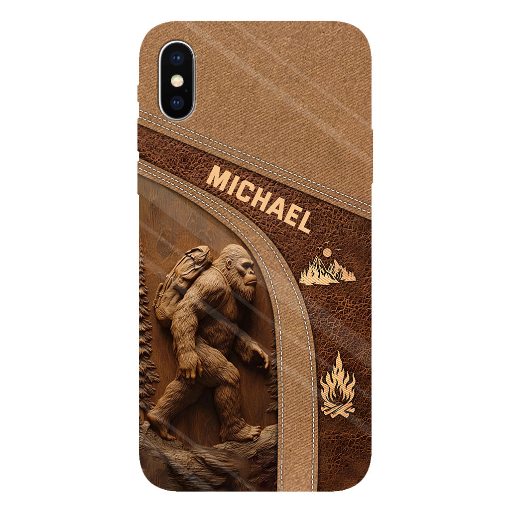 Sasquatch - Coque de téléphone personnalisée avec impression intégrale pour la randonnée