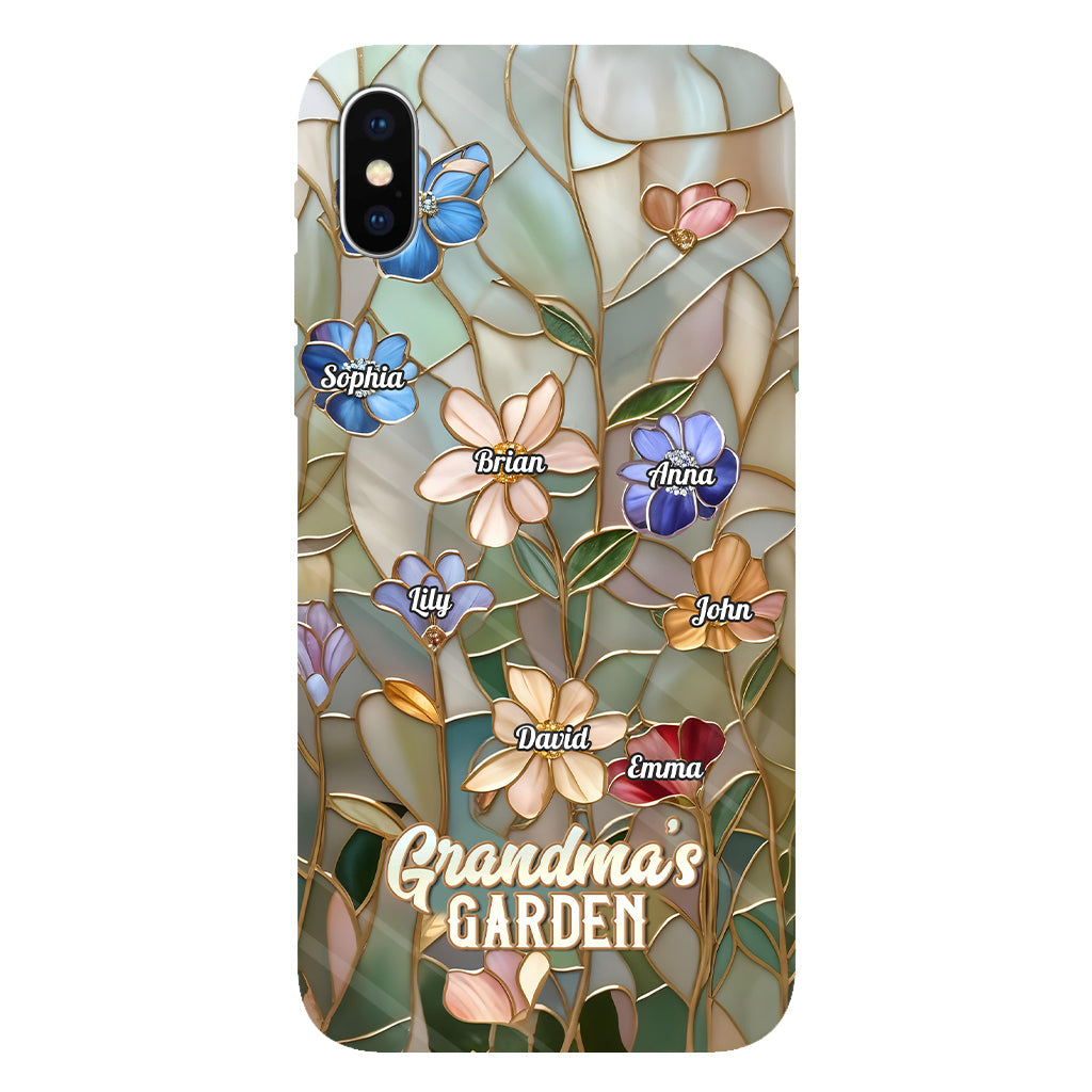Coque de téléphone personnalisée « Le jardin de grand-mère » avec impression intégrale