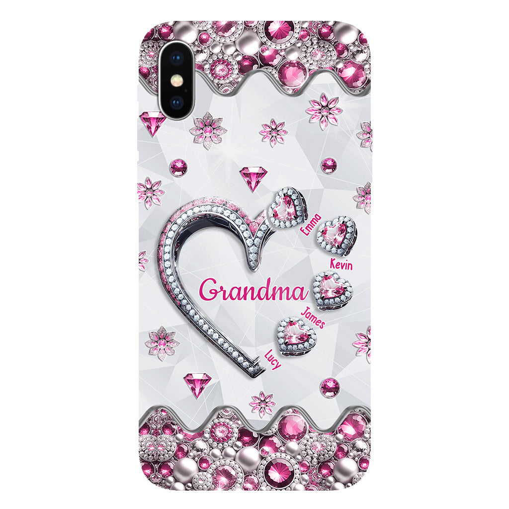Cadeau pour grand-mère, maman… - Coque de téléphone personnalisée avec impression intégrale « Grand-mère »