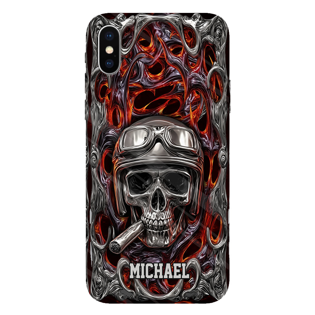 Ride Or Die - Coque de téléphone personnalisée pour motard avec impression intégrale