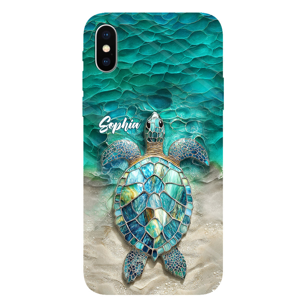 Sea Turtle Lovers - Personalized Turtle Full Print Phone Case
