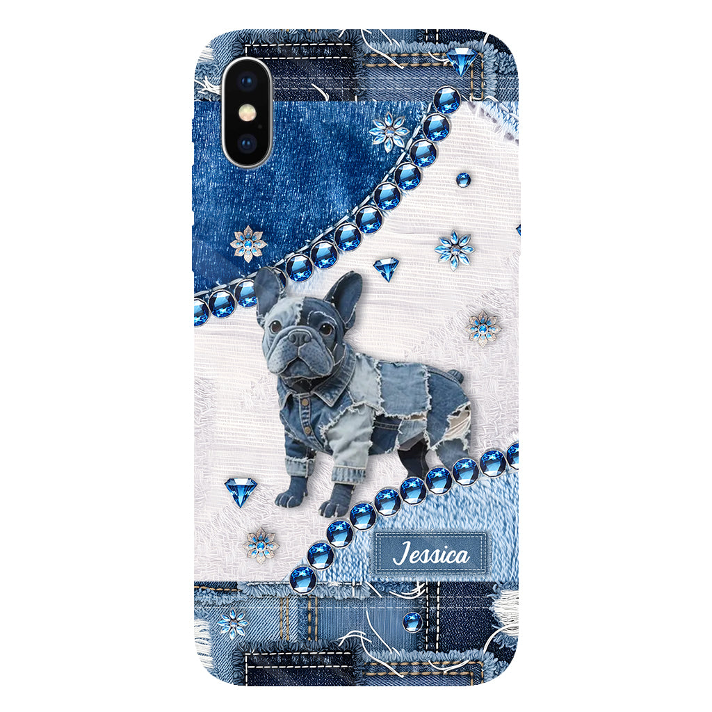 Cute Bulldog - Personalized Dog Full Print Phone Case