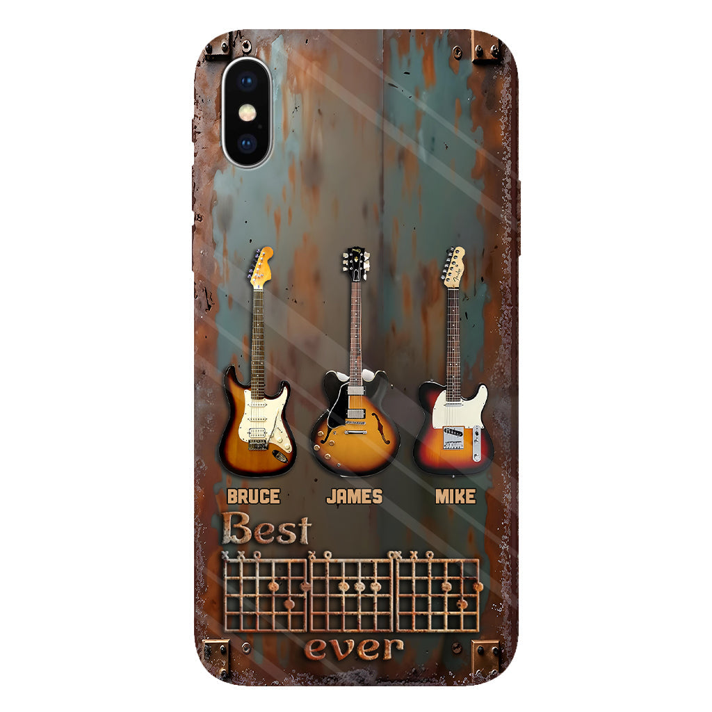 Best Guitar Dad Ever - Personalized Guitar Full Print Phone Case