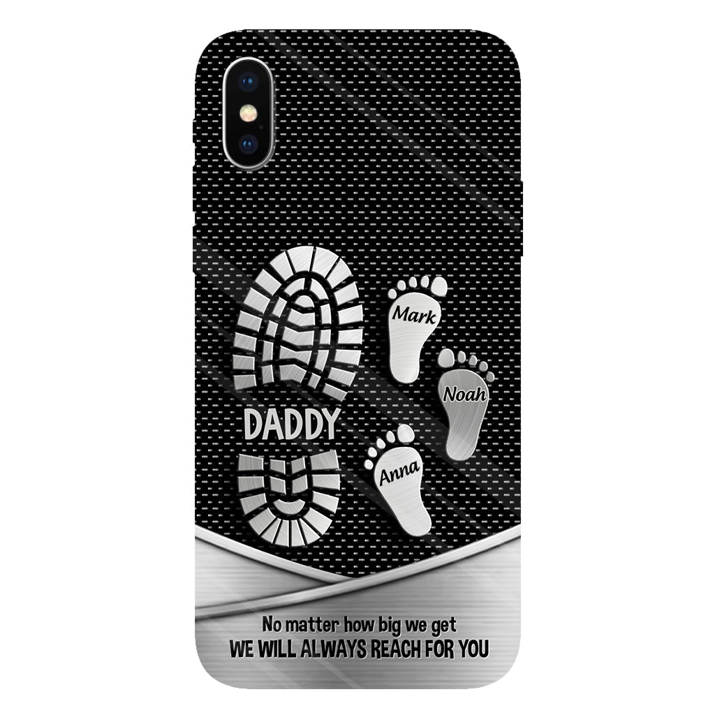 Your Footsteps Led Our Way - Personalized Father Full Print Phone Case